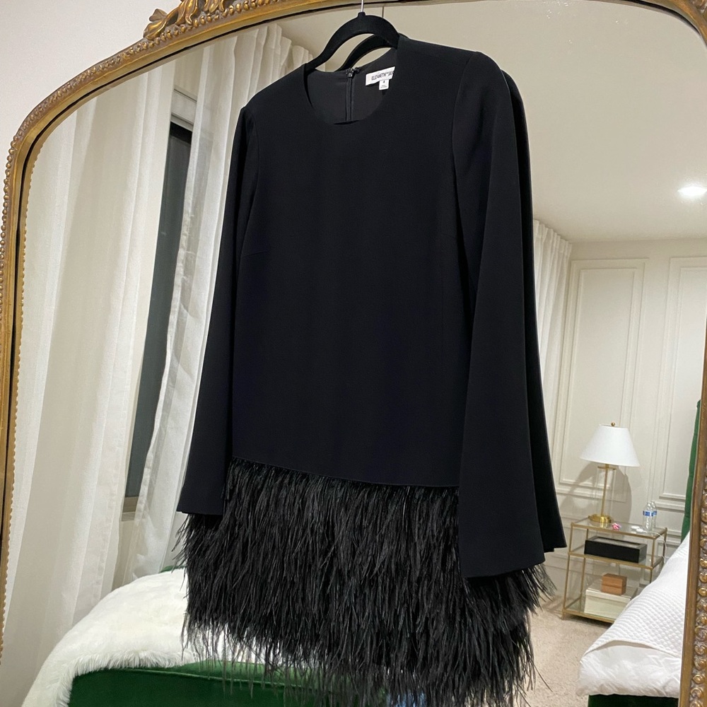 Elizabeth and James black shift dress